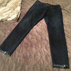 Flying Monkey ankle skinny a bit frayed hems.